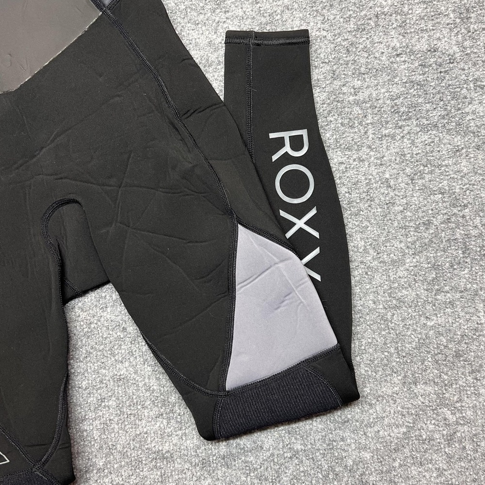 Roxy Syncro Full Wetsuit Womens 2 Gray Black Long Sleeve Surf Neoprene Suit - Picture 5 of 16